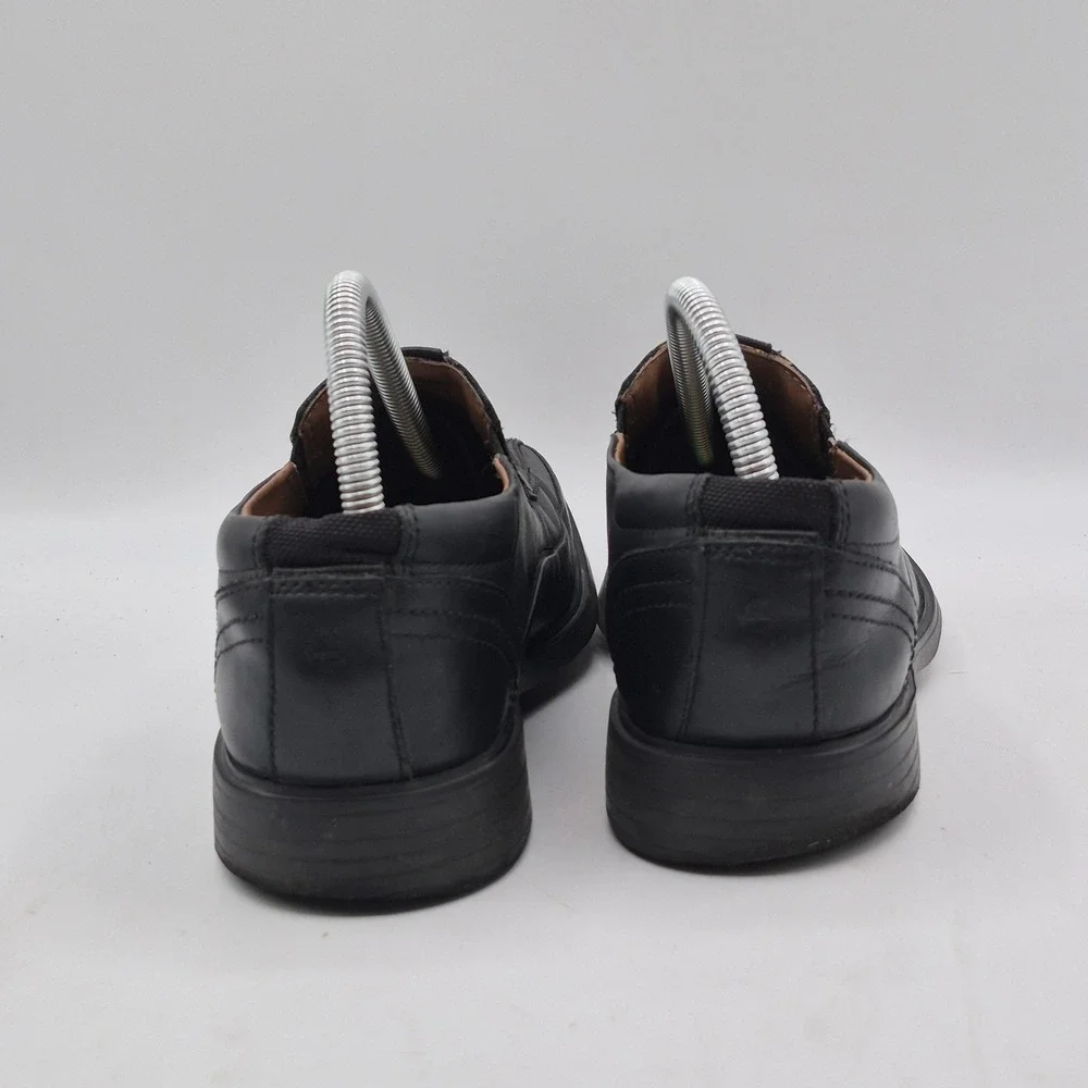 Clarks Collection Shoes‎ Mens Size 7 Black Slip-On Dress Loafers Extreme Comfort